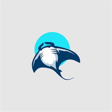 Premium Vector Manta Ray Mascot 1