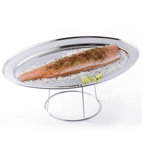 Plateau de fruits de mer Ø 36 cm et son support inox