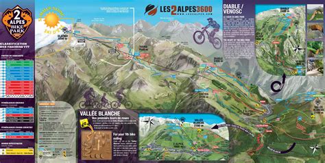 Les Deux Alpes bike map