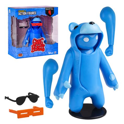 Snapklik.com : Gang Beasts Action Figures Blue Collectible Toys 6.5 ...