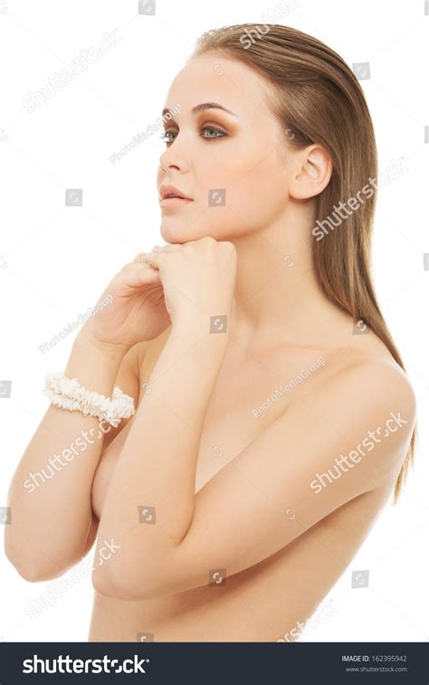 Attractive Naked Woman Hands Close Face Stock Photo 162395942 Shutterstock