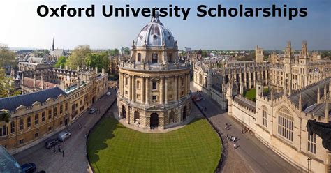 Reach Oxford Scholarships 2020/2021 for Undergraduates from Developing ...