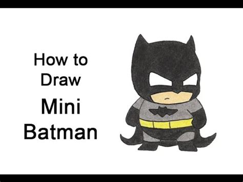 [21+] Chibi Cute Batman Drawing Easy