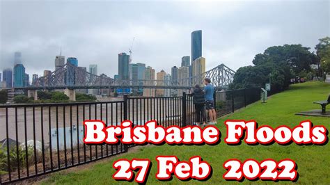 Brisbane Floods Feb 2022 In 4k Brisbane River Milton Wilston