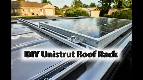 DIY Roof Rack With Solar Panel Honda Odyssey YouTube