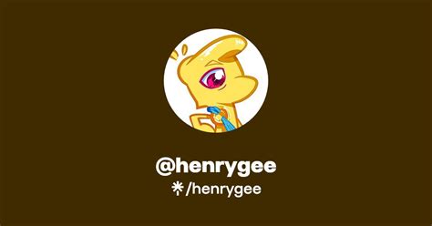 Henrygee Twitter Instagram Linktree