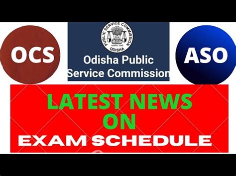 Opsc Aso Exam Date 2022 Exam Schedule Announced YouTube