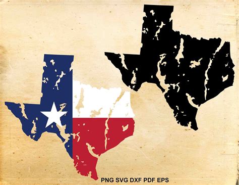 Distressed Texas State Svg Texas State Flag Svg Lone Star Etsy