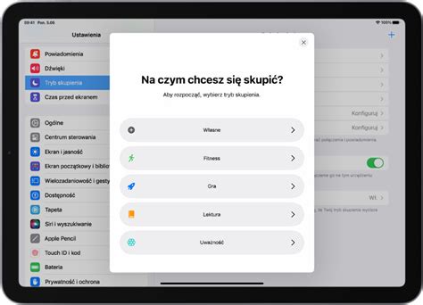 Konfigurowanie Trybu Skupienia Na Ipadzie Wsparcie Apple Pl