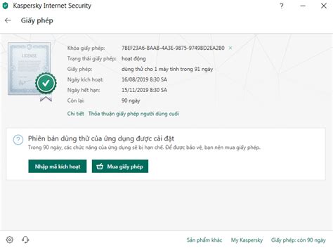 Chia sẻ key kaspersky 2019 sử dụng 90 ngày