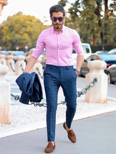 Details More Than 87 Pink Shirt And Blue Trousers In Cdgdbentre