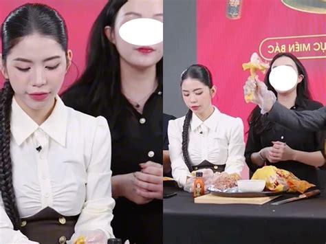 Quang Linh Jokingly Gave Hang Du Mu Thing She Slapped Her Throat On The Livestream Hot