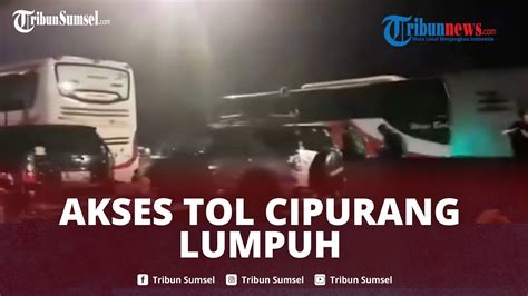 Akses Jalan Lumpuh Total Ribuan Buruh Blokade Tol Cipularang YouTube