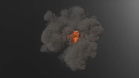 High Resolution Flak Midair Explosion 3D model | CGTrader