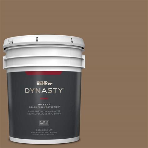 BEHR DYNASTY 5 Gal 280F 6 Sweet Georgia Brown Flat Exterior Stain