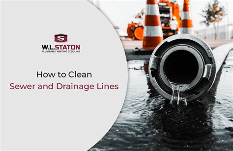 How To Clean Sewer And Drainage Lines