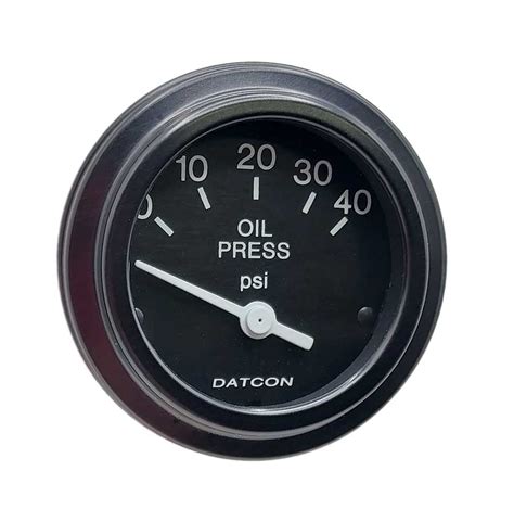 101329 Datcon Oil Pressure Gauge 40 PSI 101329 Heavy Duty