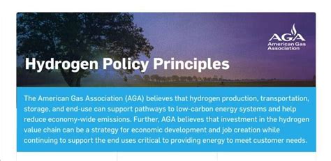 Aga Hydrogen Policy Principles Energy Central