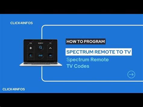 How To Program Spectrum Remote To Tv Youtube