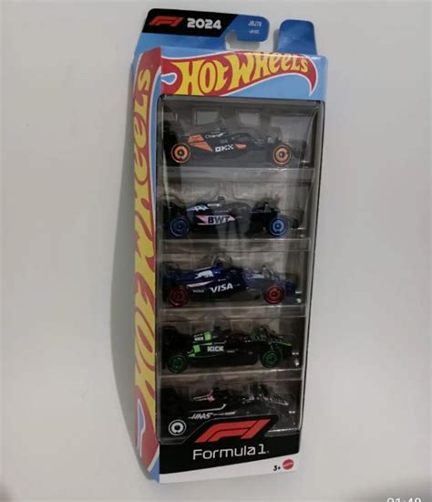 Hot Wheels Formula 1 Pack 5 miniaturas Hobbies e coleções Vila Santo Estéfano São