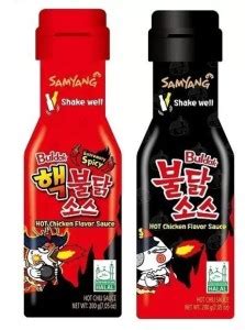 Samyang Buldak Pack Of Hot Chicken Flavour Sauce Bottles Red Black Sauce Price In India