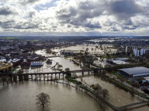 Gallery River Severn Flooding Forces Evacuations In Photos Express