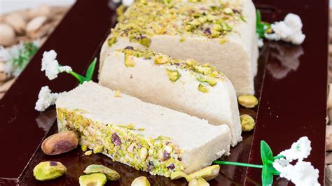 Receta halawa pistacho turrón arabe Cocina árabe