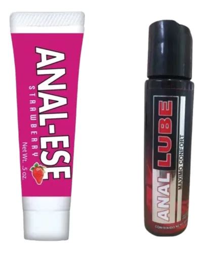 Lubricante Anestesico Anal ese Fresa Confortable Anal Lube Fresa Meses sin interés