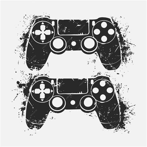 Premium Vector | Game controller design drawing