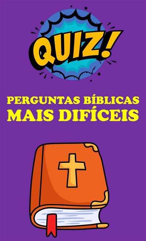 Perguntas B Blicas Dif Ceis Quiz B Blico Divirta Se Cassink