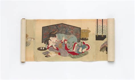 Interpreting Shunga Scroll Sex And Desire Between Women In Edos