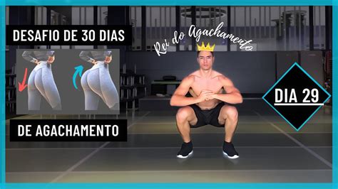 Dia Desafio De Dias De Agachamento Treino Em Casa Youtube