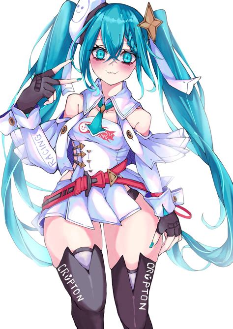 初音ミク レーシングミク 「レーミクさん2023 初音ミク レーシングミク 」チョコラテ のイラスト