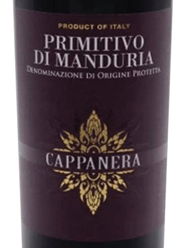 Cappanera Primitivo Di Manduria Vivino US