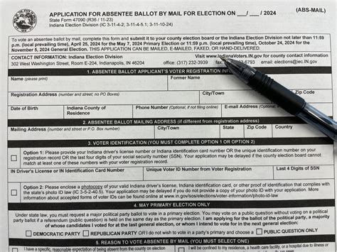 2024 Election: How and when to request an absentee ballot