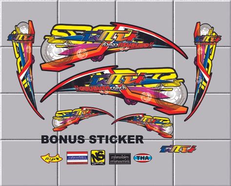 Jual Striping Variasi Scoopy Thailook Custom Style Sticker Di Lapak