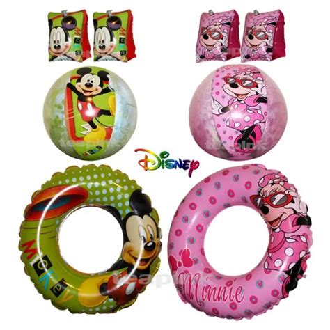 Disney Inflatable Swim Ring Armbands Beach Ball Mickey Minnie Mouse