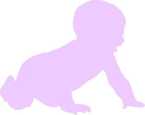 SVG Kind Säugling kriechen Baby Kostenloses SVG Bild Symbol