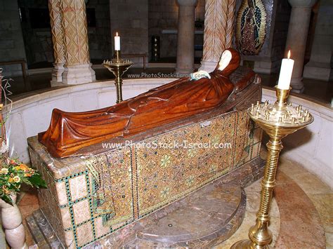 Sleeping Virgin Mary Dormition Abbey Jerusalem Photostock Israel