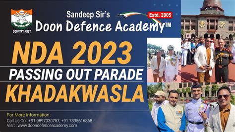 Passing Out Parade 2023 At Khadakwasla (Pune) Participated By Some Of ...