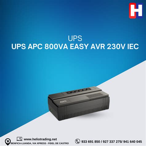 Ups Apc 650va Easy Avr 230v Hélio Trading Lda Loja De Tecnologia E Eletrodomésticos