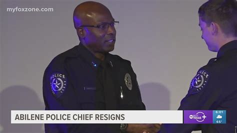 Abilene Chief of Police announces resignation | myfoxzone.com