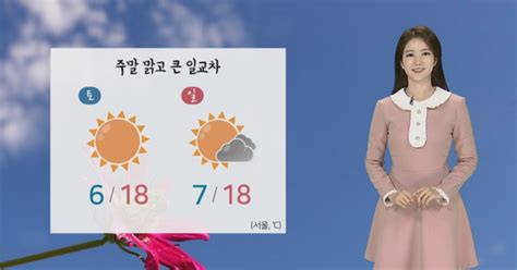 날씨 주말 맑고 큰 일교차대기 건조 화재 주의