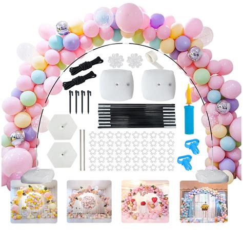 Buy AM ANNA Balloon Arch Kit With Base Pump 83pcs Ballon Arch Strip