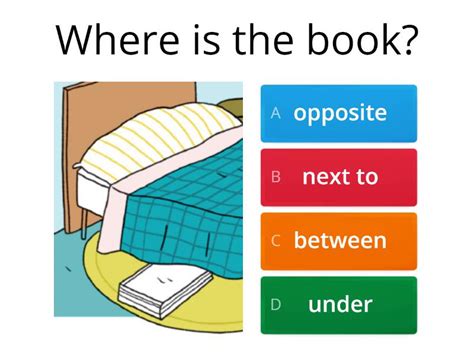 Revision Prepositions Of Place Cuestionario