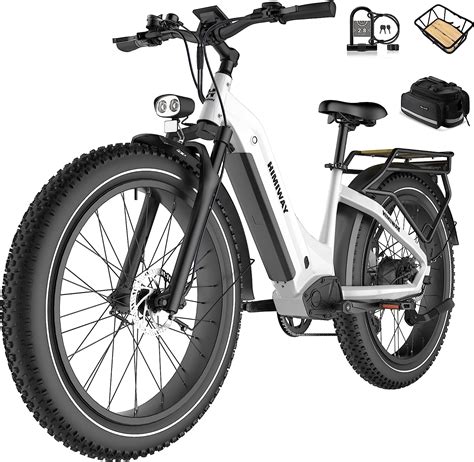 Himiway Zebra Step Thru Electric Bike Mi Long Range Mountain E Bike