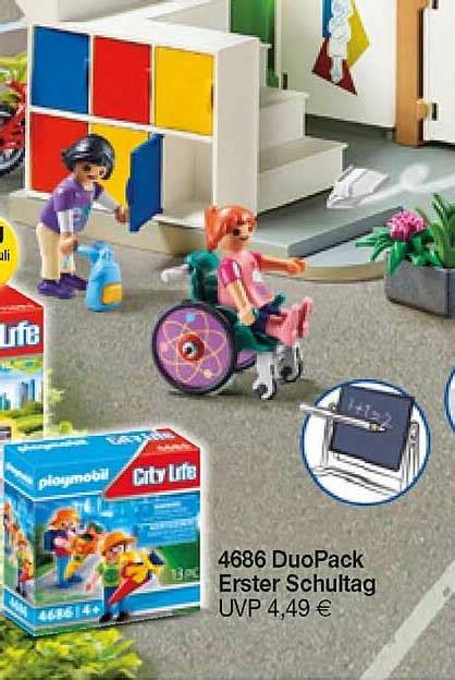 4686 Duopack Erster Schultag Angebot Bei Playmobil 1Prospekte De