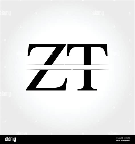 Initial ZT Logo Design Vector Template. Creative Letter ZT Business ...