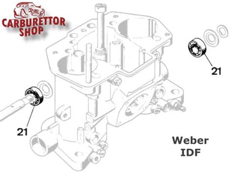 Throttle Shaft Bearing For Weber Idf Carburetors