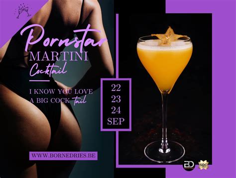 Pornstar Martini Cocktail Bornedries